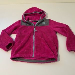 EUC North Face Oso Full Zip Hoodie Jacket Size 5